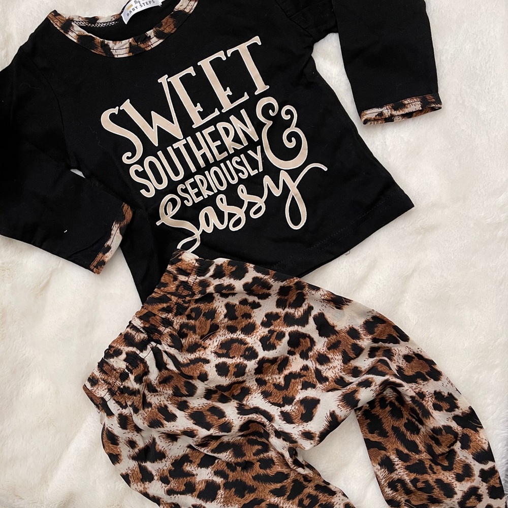 Baby Girl Leopard Apparel